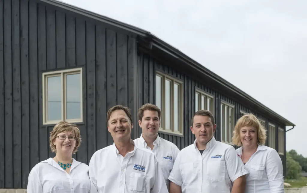 The Team off Plumb Perfect Plumbers