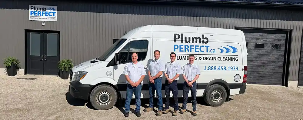 Plumb Perfect Team At Parking Lot Large Plumbing Services LS 2 SMALL