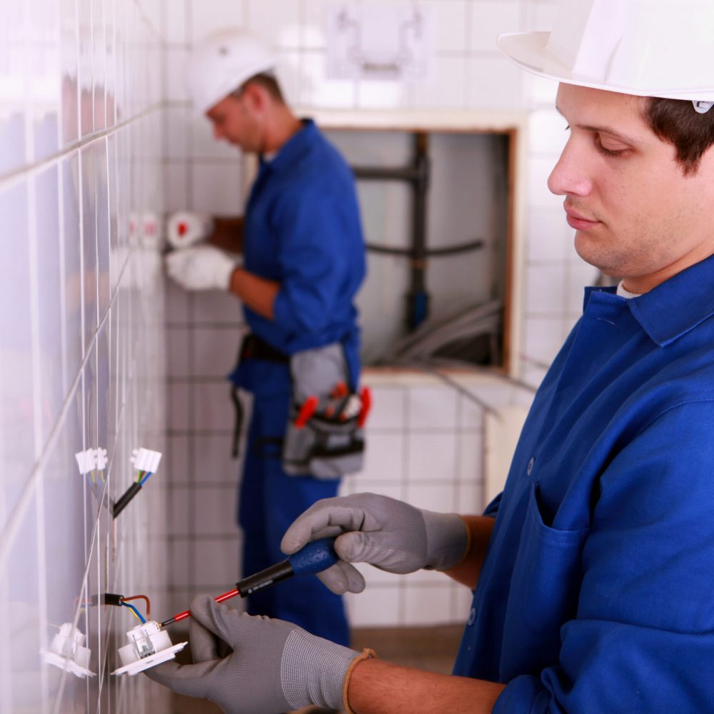 Electricians,Plumbing,A,Bathroom